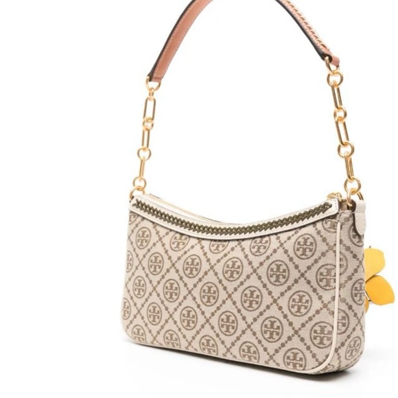 Tory Burch
T Monogram floral-appliqué shoulder bag. - Picture 2 of 4